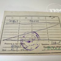 Стара БДЖ жп карта София Банкя 1965, снимка 4 - Антикварни и старинни предмети - 41161557