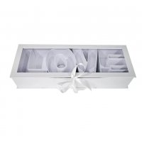 Кутия за декорация LOVE Бяла, снимка 1 - Романтични подаръци - 39873505