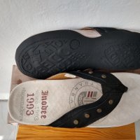 ЕСТЕСТВЕНА КОЖА - оригинални чехли INODEE, номер 43, снимка 2 - Мъжки сандали - 34547178