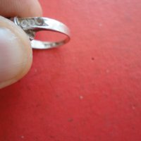 Сребърен пръстен с камъни 925, снимка 4 - Пръстени - 42208630