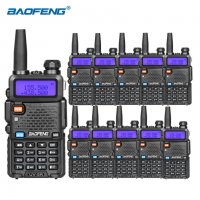 10 броя Двубандова радиостанция UV-5R baofeng, снимка 1 - Екипировка - 34708143