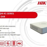 Модел 2022г. Hikvision DS-7108HQHI-K1CS 8+4 Канала ДВР 5в1 DVR HDTVI/AHD/CVI/CVBS/IP Видеонаблюдение, снимка 1 - Комплекти за видеонаблюдение - 35793122