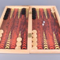 Дъска за шах, дъска за табла, голяма 34х34см, дървена шахматна дъска за табла и дама, Шахмат, Игра, снимка 4 - Шах и табла - 41483021