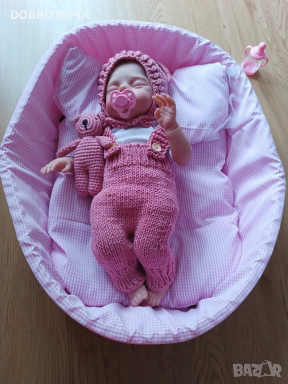 Реалистична кукла "Спящо бебе", снимка 1