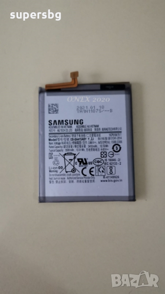 Нова Батерия за Samsung A41 A415 EB-BA415ABY Оригинал, снимка 1