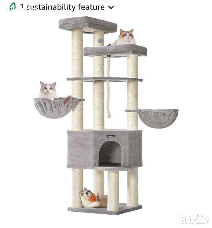 Голямо котешко дърво Мейн Куун , снимка 1