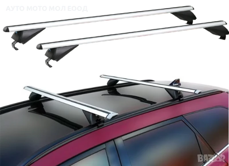 Универсални напречни Греди за интегриран рейлинг – 120 см, снимка 1