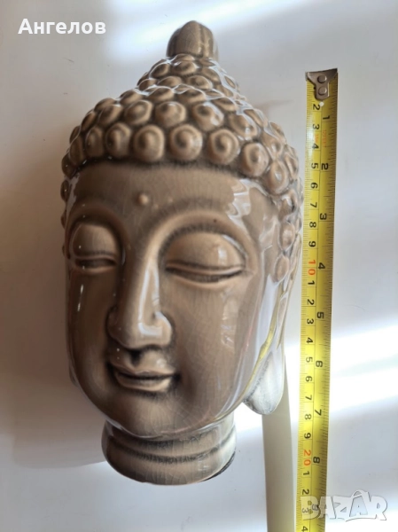 Буда от масивен порцелан с кракле ефект, снимка 1
