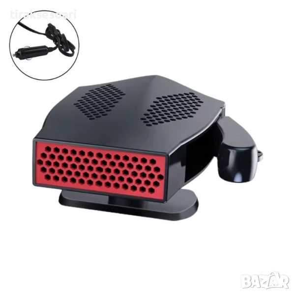 Автомобилна печка и вентилатор – 12V, 180W, 2 режима на работа, снимка 1