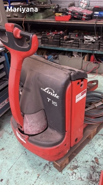  Електрокар / Електрическа палетна количка Linde - T16 , снимка 1