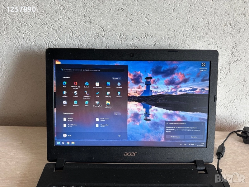 Лаптоп Acer ssd windows 11, снимка 1