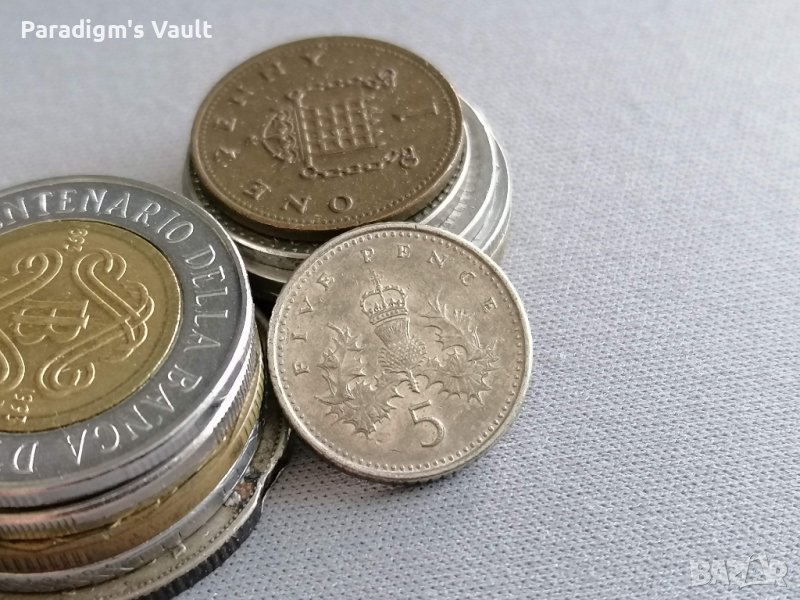 Монета - Великобритания - 5 пенса | 1997г., снимка 1