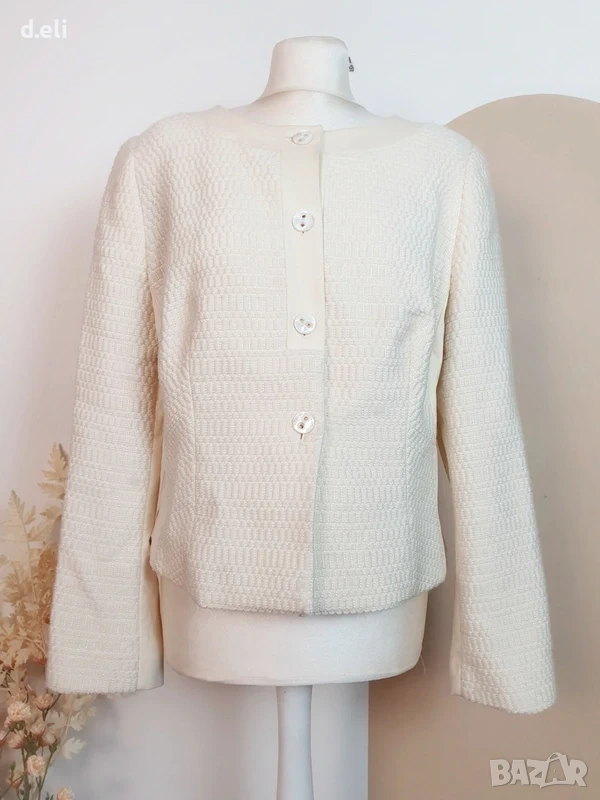 ESCADA Original Size L Вълна, Коприна. Луксозно сако, снимка 1