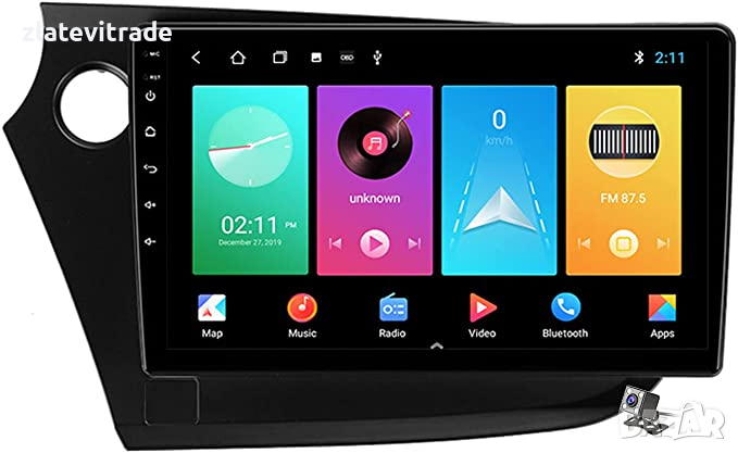 HONDA INSIGHT 2009-2014 - 9'' Андроид Навигация, 9368, снимка 1