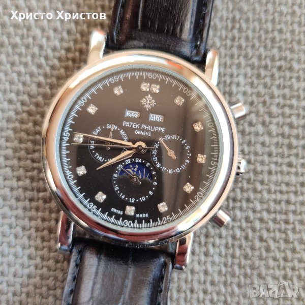 Мъжки луксозен часовник PATEK PHILIPPE The Patek Perpetual Calendar Chronograph reference 3970, снимка 1