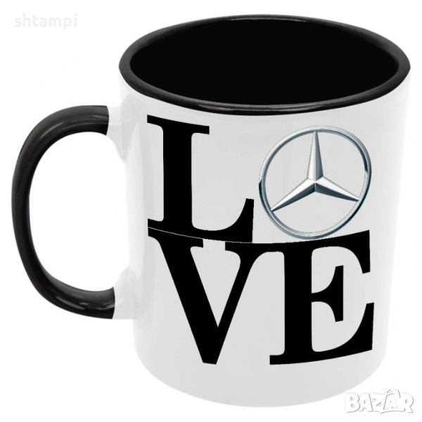 Чаша Mercedes LOVE, снимка 1