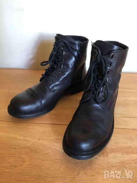 Италиански дамски боти от естествена кожа номер 37, снимка 1