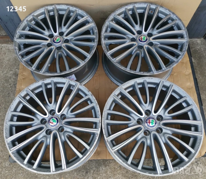 спорт-пакет 18’’5x110 оригинални за ALFA ROMEO/АЛФА РОМЕО-№590, снимка 1