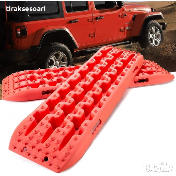 Подложки против боксуване за кал и сняг 106 см, офроуд тракшън подложки, снимка 1