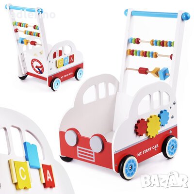 Образователна проходилка, интерактивна проходилка, дървена мултифункционална проходилка, снимка 1