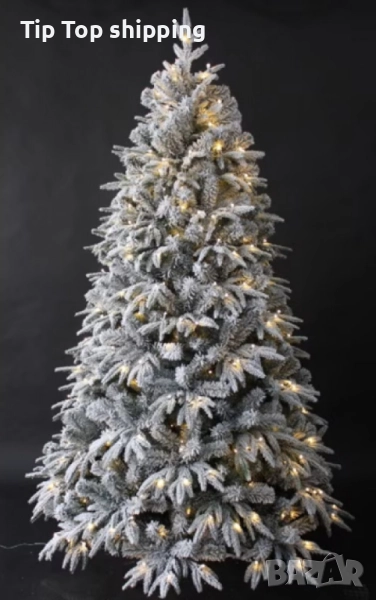 Коледна елха с вградени лампички , снимка 1