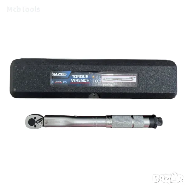 Динамометричен ключ 1/4″ 5-25Nm HAWEK, снимка 1