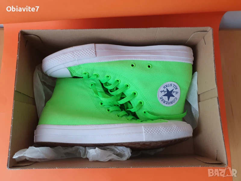 Високи кецове Converse Chuck Taylor All Star 2 Green Gecko Unisex, снимка 1