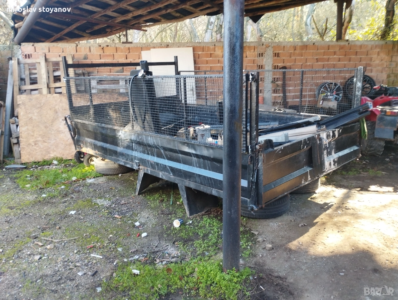 самосвално тяло със помпа Форд трансит, снимка 1