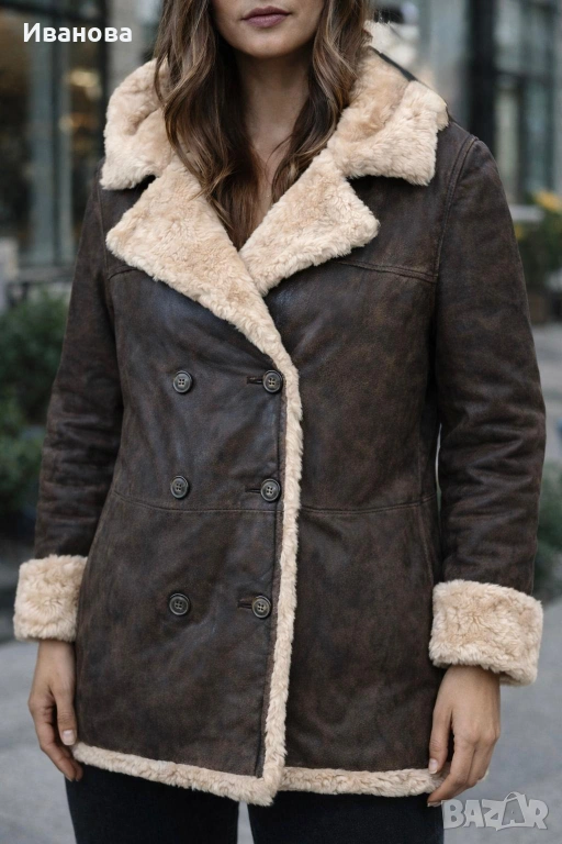 Ново топло кожено яке., снимка 1