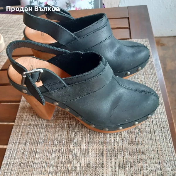 Дамски сабо (сандали) висок ток номер  36, снимка 1