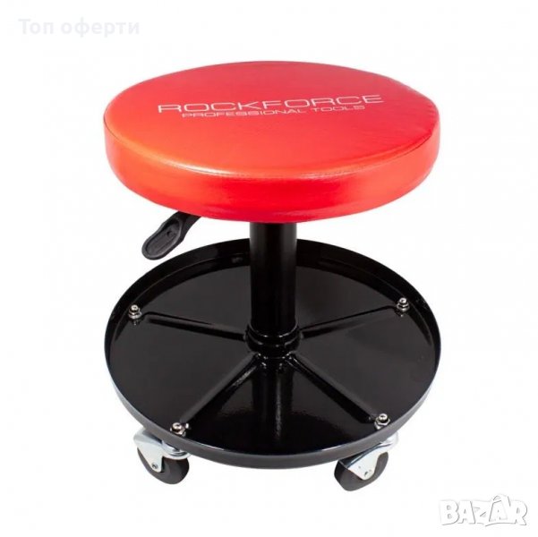 Въртящ се регулируем автомеханически стол на колела, снимка 1