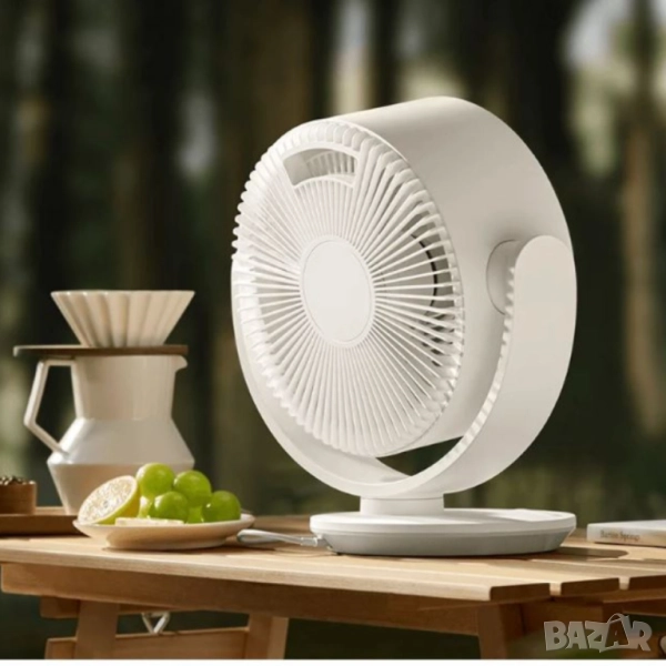 Настолен вентилатор Diplomat DFX-636, 8", 50W, 3D циркулация, 3 скорости, механично управление, снимка 1