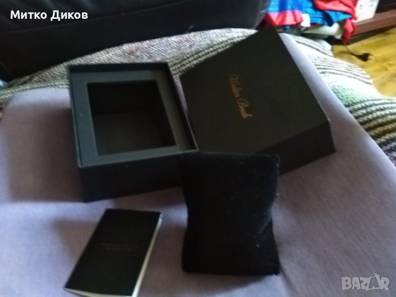 Walter Bach кутия за часовник нова с инструкция и възглавничка, снимка 1