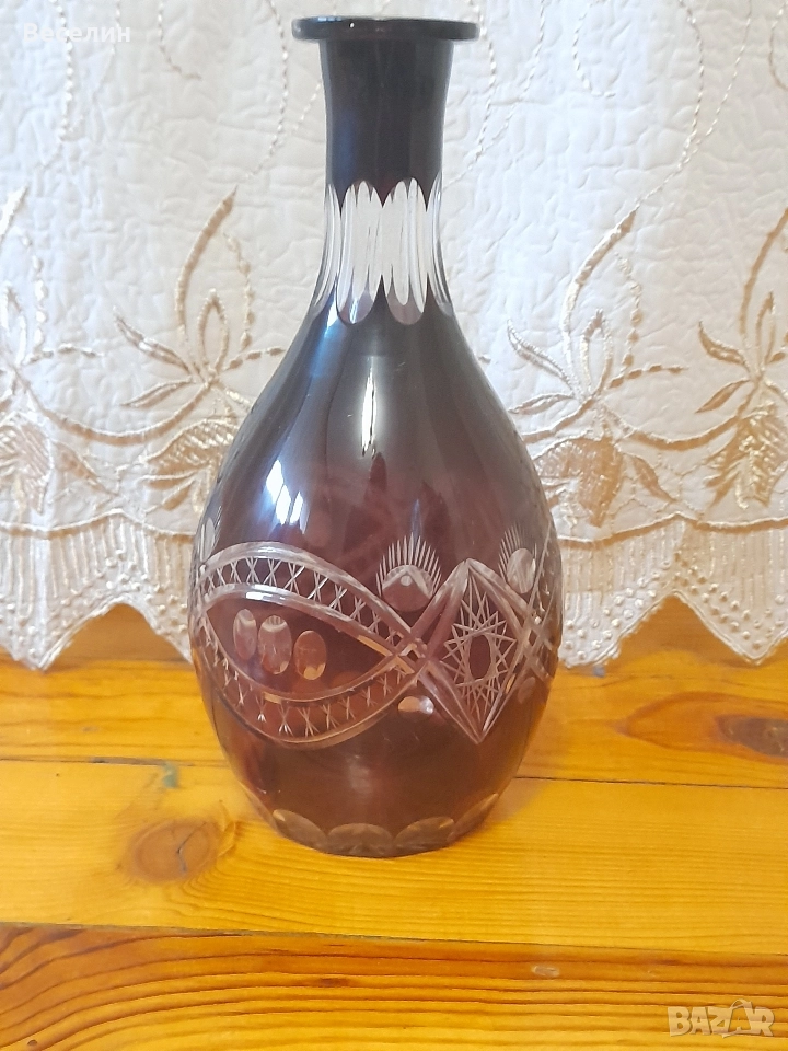 Ваза цветно стъкло , снимка 1