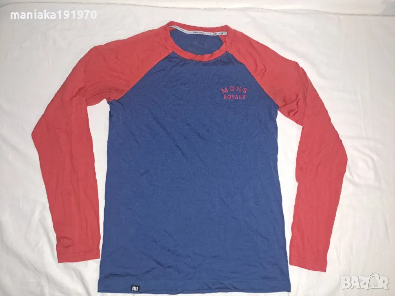 Mons Royale (S) 2 броя мъжки термо блузи мерино 100% Merino Wool , снимка 1