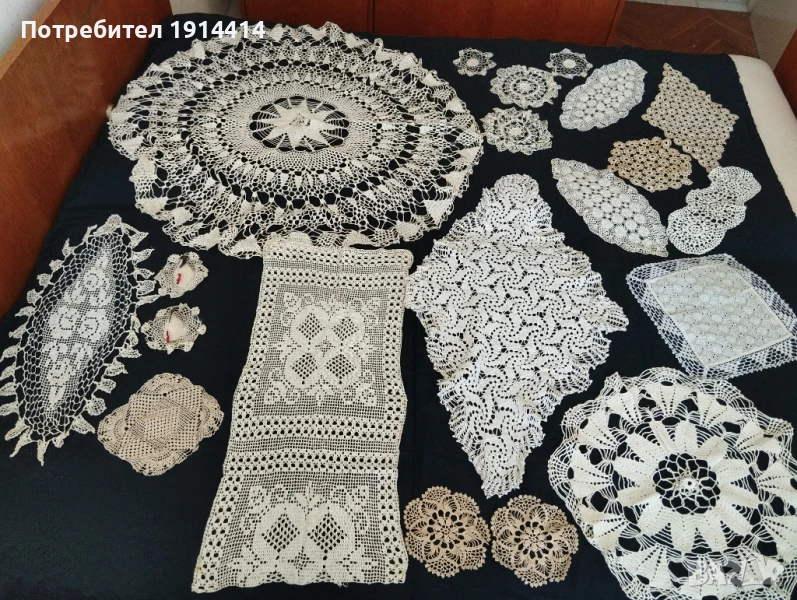 Красиви плетени покривки , едновремешни, снимка 1