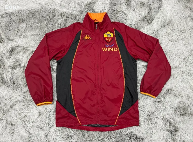 Мъжка ветровка Kappa x AS Roma, Размер M, снимка 1