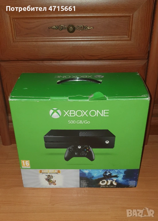 Xbox One 500GB конзола видео игра в отлично състояние , снимка 1