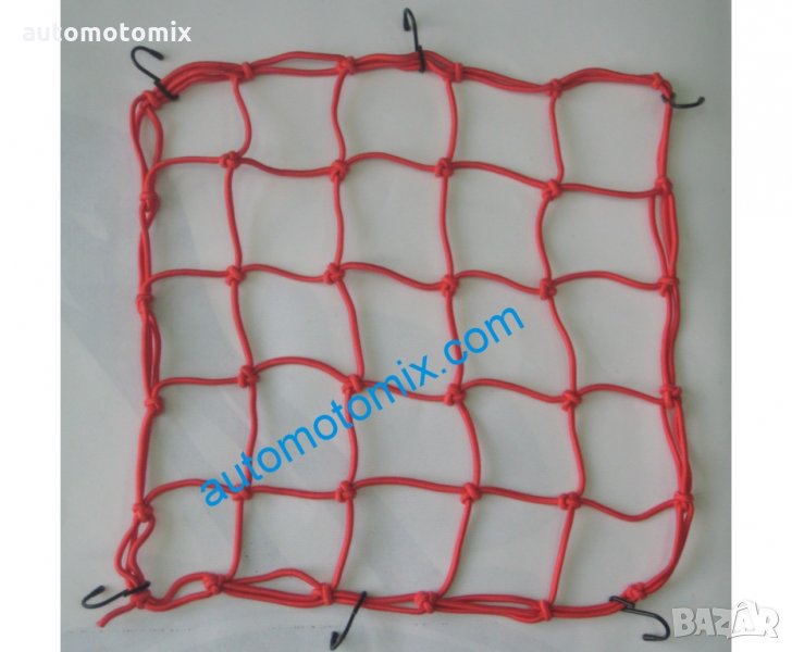 МРЕЖА ЗА РЕЗЕРВОАРА НА МОТОР,ЗА БАГАЖ - ЧЕРВЕНА,415, снимка 1