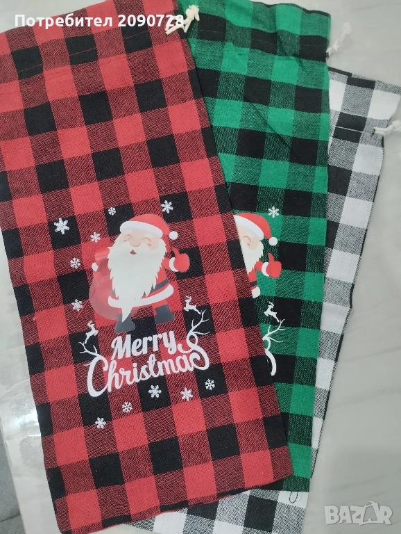 коледни торбички за бутилки , снимка 1