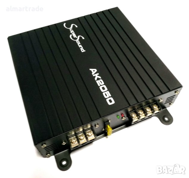 Усилвател за кола SuperSound AK4070, 2 канала, RMS 4x70W, Bridge Mode 2x200W, 4ohm, снимка 1