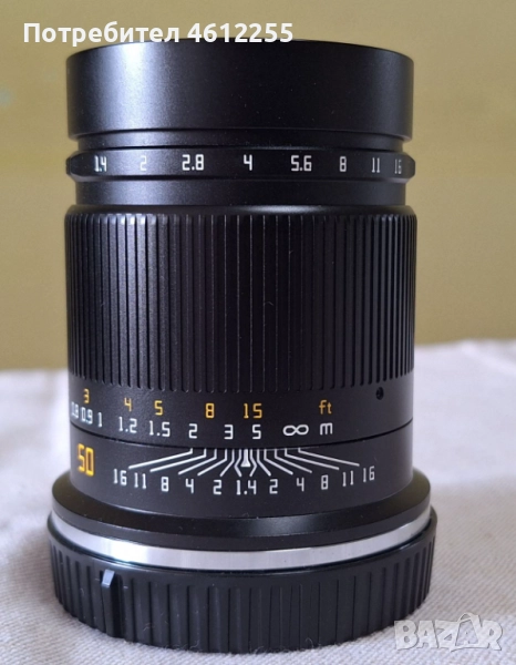 Обектив TTArtisan 50mm f/1.4 FF за NIKON Z, снимка 1