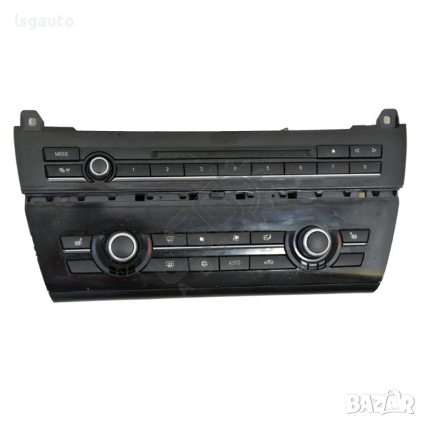 Панел климатроник и управление CD плеър BMW 5 Series (F10, F11) 2010-2016 ID:106552, снимка 1