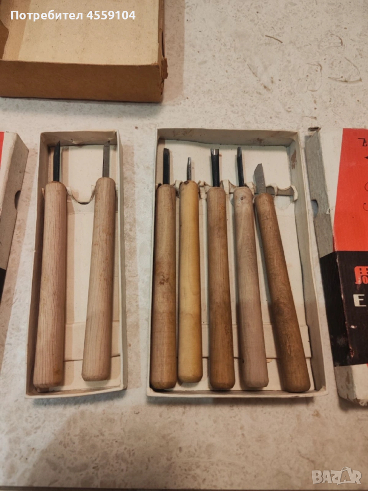 Дърводелски длета и две рендета, снимка 1