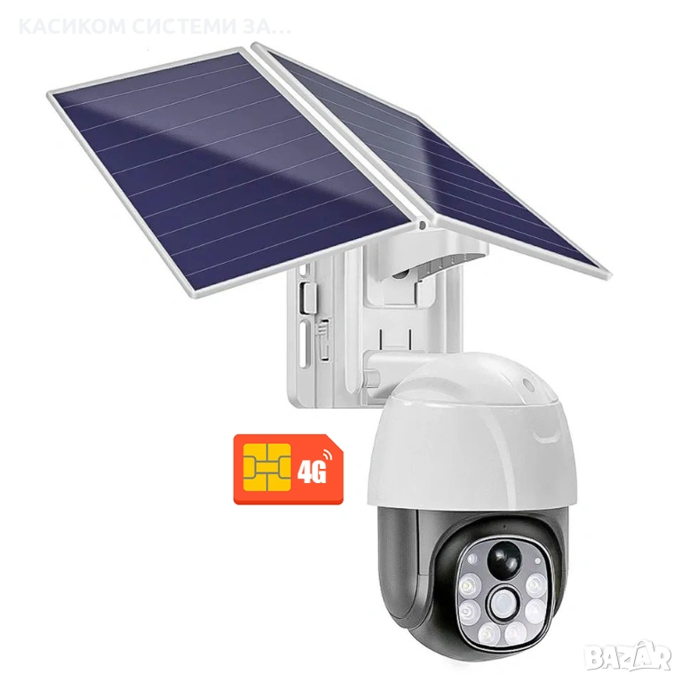 Камера външна, 2.8 inch, 4G, 2MP, Solar + battery, снимка 1