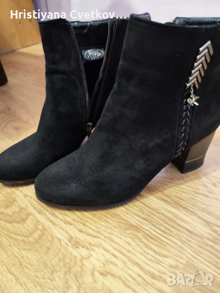 Дамски елегантни обувки в черен цвят. , снимка 1