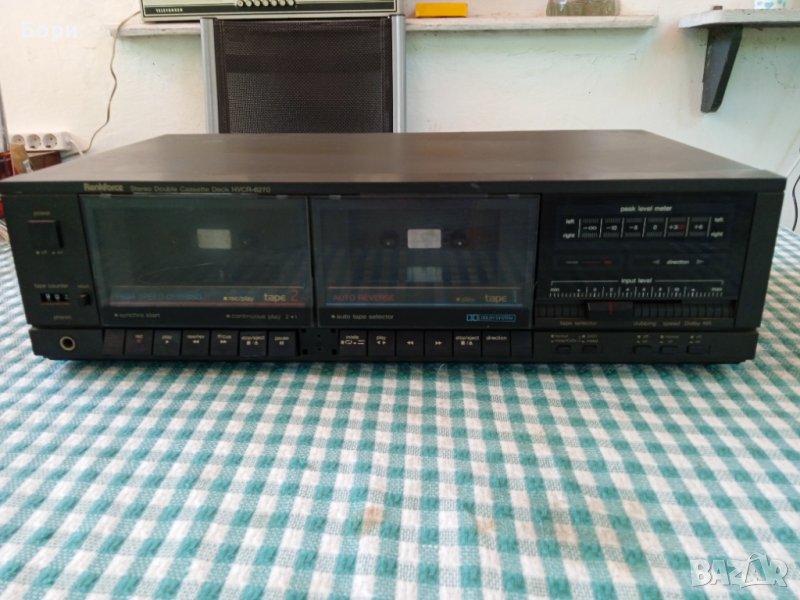 Двукасетен дек Renkforce, снимка 1