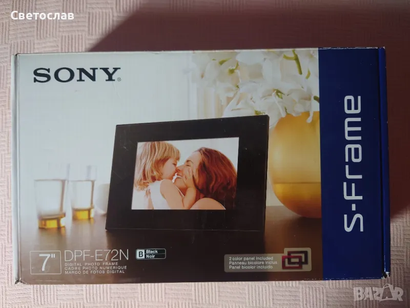 Нова дигитална фоторамка Sony DPF E72N, снимка 1