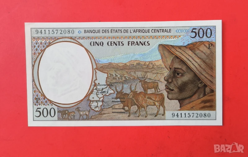 500 франка  1994 Централна Африка Чад, снимка 1