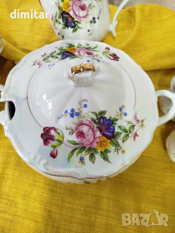  💐Полски порцелан CHODZIEZ POLAND 🌹🌼, снимка 6 - Сервизи - 53147472